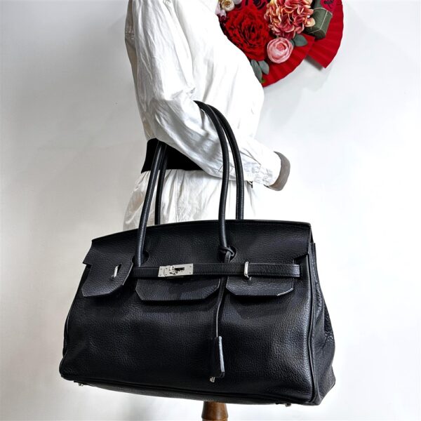 4107-Túi xách tay-MAURO GOVERNA Italy birkin style handbag-Khá mới16