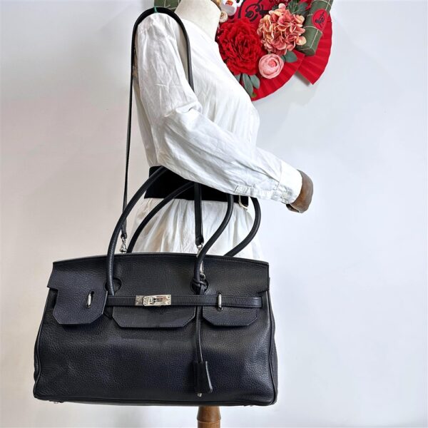 4107-Túi xách tay-MAURO GOVERNA Italy birkin style handbag-Khá mới15