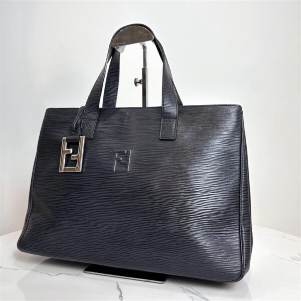4081-Túi xách tay/đeo vai-FENDI epi leather FF logo tote bag1