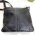 4322-Túi đeo chéo-COACH Soho Hip Flap black leather messenger bag6