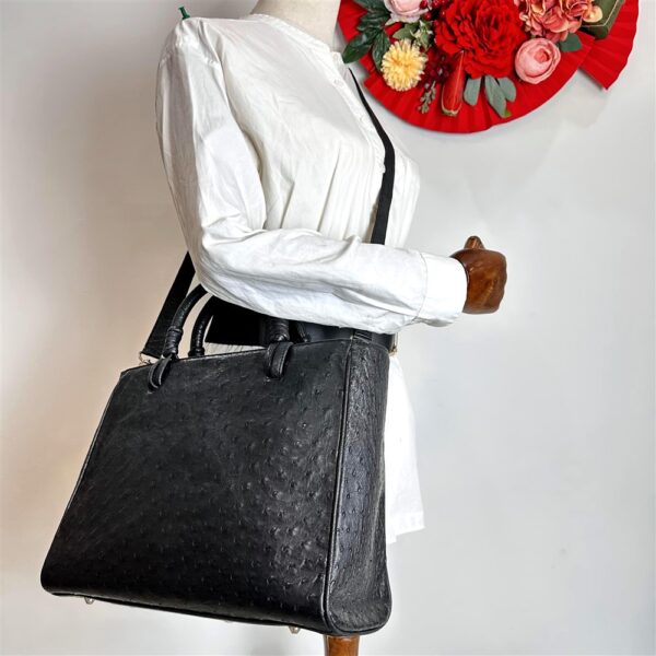 4064-Túi xách tay/đeo chéo da đà điểu-Ostrich leather tote bag2