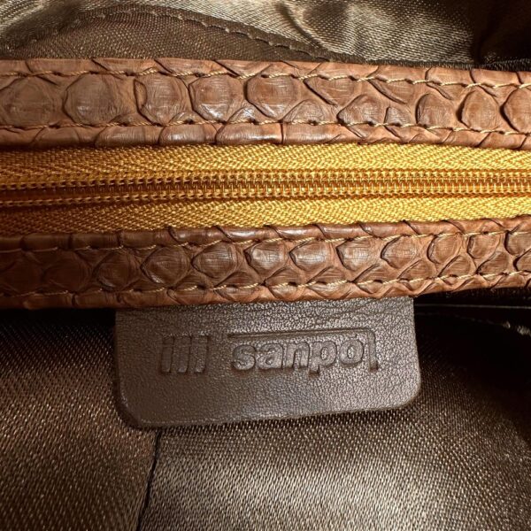 4249-Túi xách tay da trăn-SANPO Python leather skin tote bag12