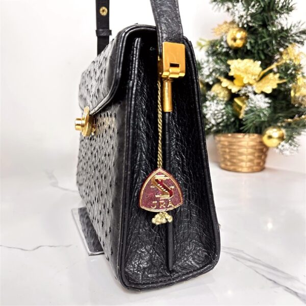 4052-Túi đeo vai da đà điểu-JRA Ostrich leather shoulder bag2