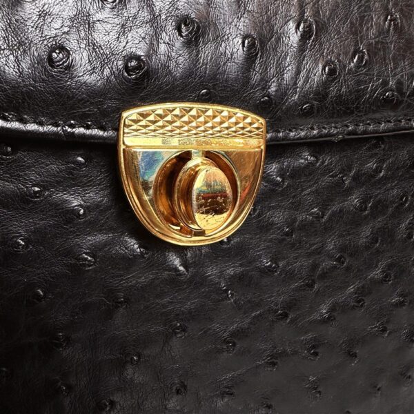 4052-Túi đeo vai da đà điểu-JRA Ostrich leather shoulder bag8
