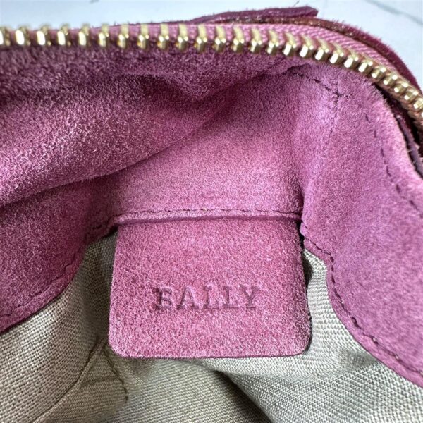 4132-BALLY suede leather Kissen Bowling crossbody bag-Túi xách tay/đeo chéo-Chưa sử dụng16