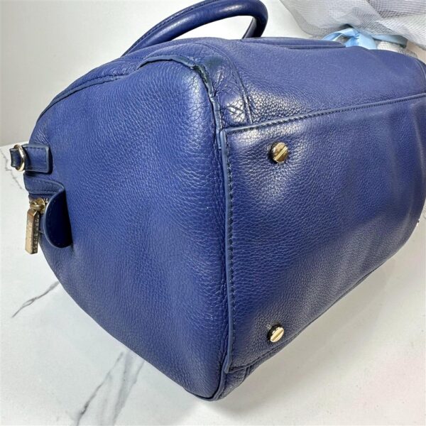 4092-Túi xách tay/đeo vai/đeo chéo-TORY BURCH Amanda blue leather satchel bag9