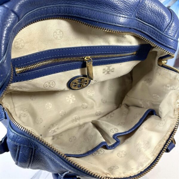 4092-Túi xách tay/đeo vai/đeo chéo-TORY BURCH Amanda blue leather satchel bag15