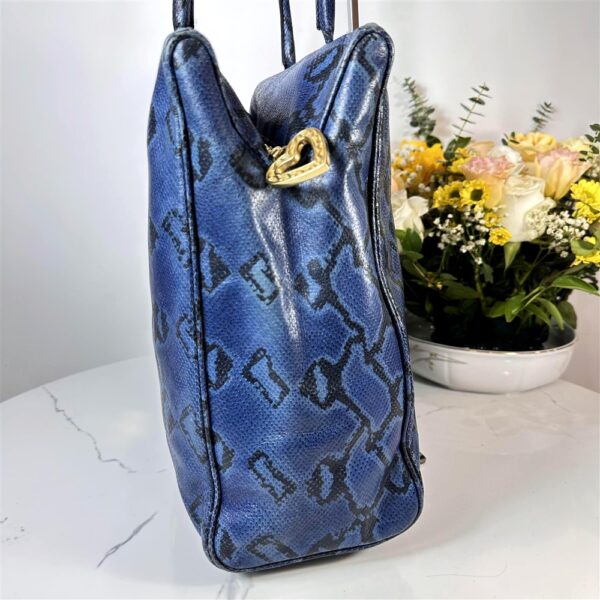 4084-Túi xách tay đeo vai-MOSCHINO python leather embossed large tote bag4