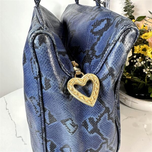 4084-Túi xách tay đeo vai-MOSCHINO python leather embossed large tote bag8
