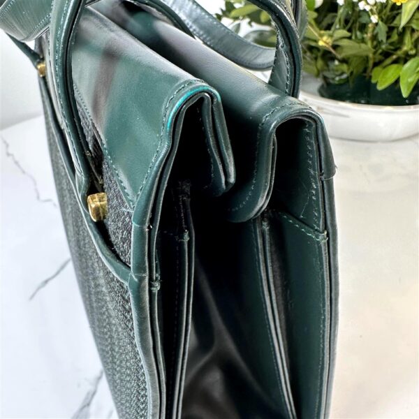 4057-Túi xách tay lông đuôi ngựa-Horse hair green handbag7