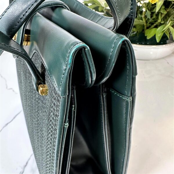 4057-Túi xách tay lông đuôi ngựa-Horse hair green handbag8