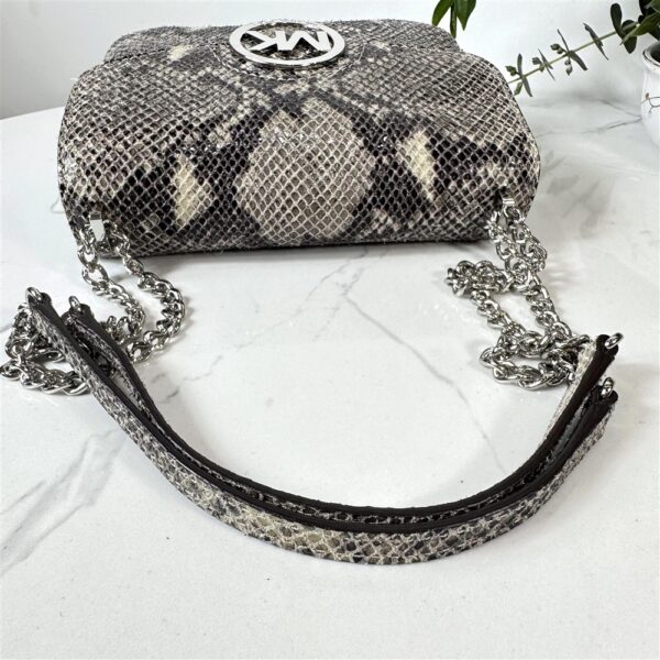 4163-Túi đeo vai/đeo chéo-MICHAEL KORS python patent crossbody bag7