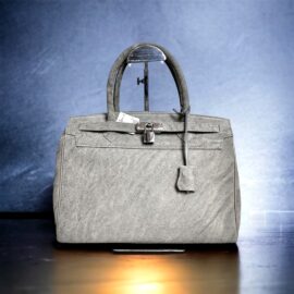 4085-Túi xách tay da voi-JRA Elephant skin birkin style handbag