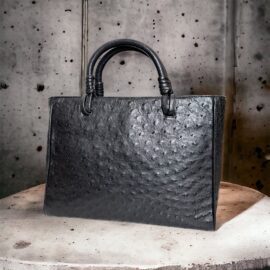 4064-Túi xách tay/đeo chéo da đà điểu-Ostrich leather tote bag