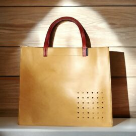 4105-Túi xách tay-ORLA KIELY fine leather tot bag-Khá mới