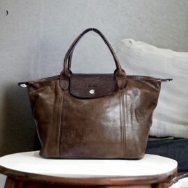 4225-Túi xách tay/đeo chéo-LONGCHAMP Model Depose leather tote bag