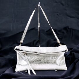 4334-Túi xách tay/đeo vai-GIANNI CHIARINI  Cherry Medium Silver Clutch Bag