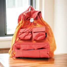 4202-Ba lô nữ-PAUL SMITH medium nylon backpack