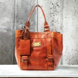 4363-Túi xách tay-RUSSET leather tote bag