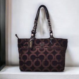 4307-Túi xách tay/đeo vai-COACH Madison Tribeca canvas tote bag