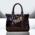4301-Túi xách tay/đeo vai-COACH Ashley Purse Brown Patent Leather satchel bag0