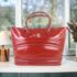 4245-Túi xách tay-PAUL SMITH red patent leather large tote bag0
