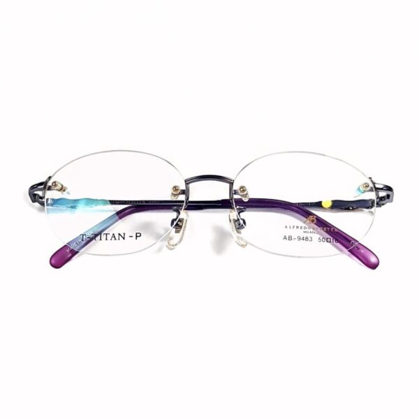 5511-Gọng kính nữ-Mới/Chưa sử dụng-ALFREDO BERETTA AB 9483 rimless eyeglasses frame0