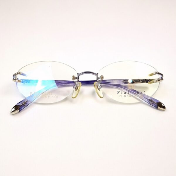 5530-Gọng kính nữ-Mới/Chưa sử dụng-FIAT LUX FL 068 rimless eyeglasses frame0
