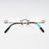 5613-Gọng kính nữ/nam-Khá mới-SLAN D SD-315 rimless eyeglasses frame0