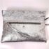 4334-Túi xách tay/đeo vai-GIANNI CHIARINI Silver Leather Clutch/Shouler Bag-Đã sử dụng/Khá mới7