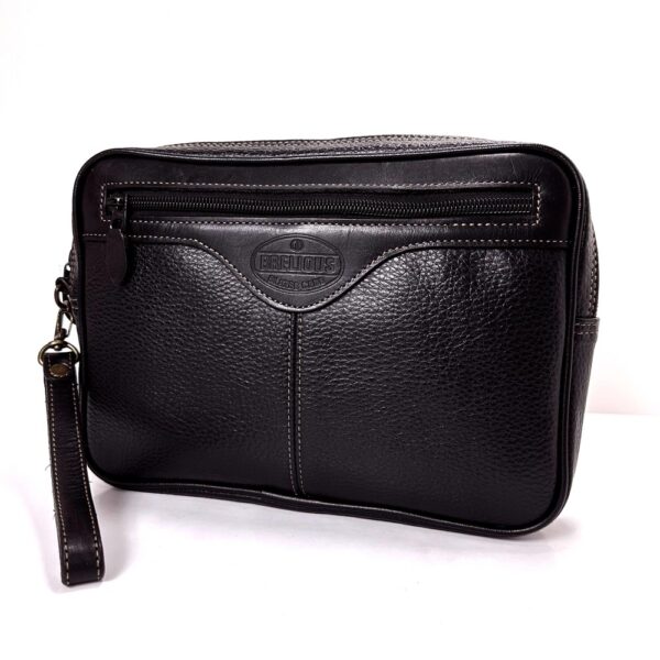 4343-Túi cầm tay-BRELIOUS leather men’s clutch-Gần như mới1