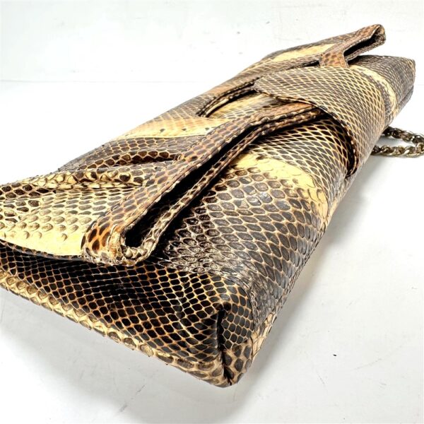 4271-Túi xách tay/đeo vai da rắn-TAMBU Snake skin handle/shoulder bag/Clutch-Đã sử dụng7