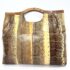 4271-Túi xách tay/đeo vai da rắn-TAMBU Snake skin handle/shoulder bag/Clutch-Đã sử dụng0