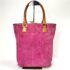 4101-Túi xách tay-CELINE Macadam pink suede tote bag-Đã sử dụng0