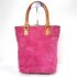 4101-Túi xách tay-CELINE Macadam pink suede tote bag-Đã sử dụng5