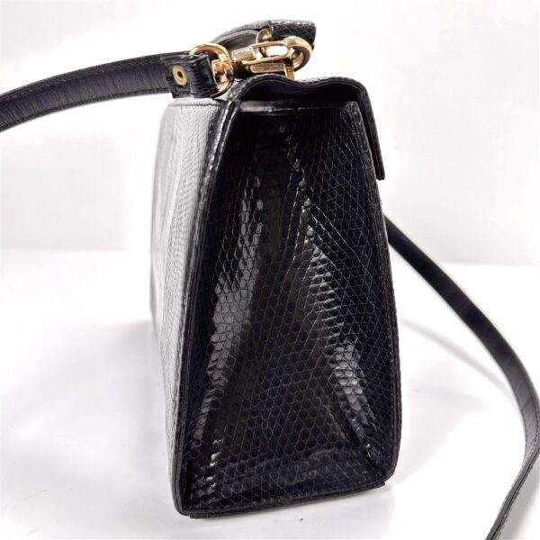 4058-Túi xách tay/đeo chéo da thằn lằn-Kelly style Lizard skin crossbody bag-Đã sử dụng/Khá mới4