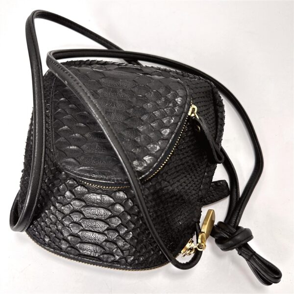 4276-Túi đeo chéo da trăn-BAG LIORE python skin crossbody bag-Gần như mới5