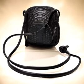 4276-Túi đeo chéo da trăn-BAG LIORE python skin crossbody bag-Gần như mới