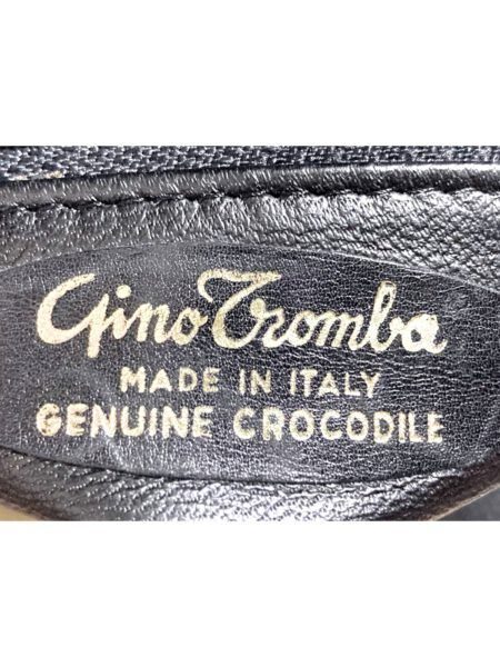 4067-Túi đeo vai/đeo chéo da cá sấu-GINO TRUMBA Italy crocodile skin shoulder bag9