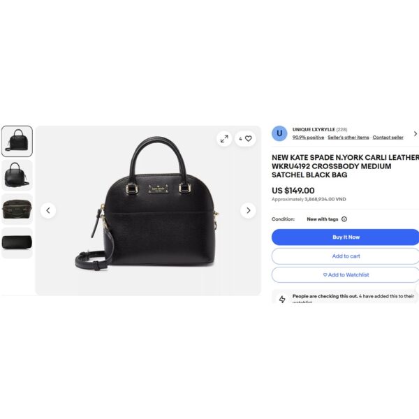 4153-Túi xách tay/đeo chéo-KATE SPADE satchel bag-Như mới21