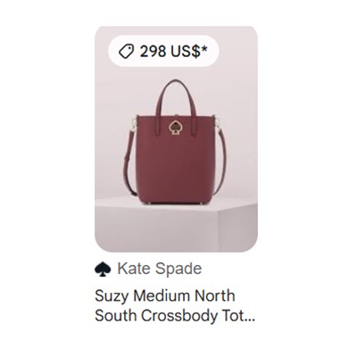 4169-Túi xách tay/đeo chéo-KATE SPADE Suzy medium North South tote/crossbody bag-Mới/Chưa sử dụng21