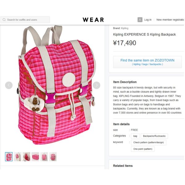 4374-Ba lô nữ-KIPLING Valentina medium backpack-Gần như mới11