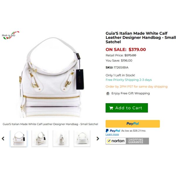 4234-Túi xách tay/đeo vai-GUIA’S Italy leather tote bag-Như mới20
