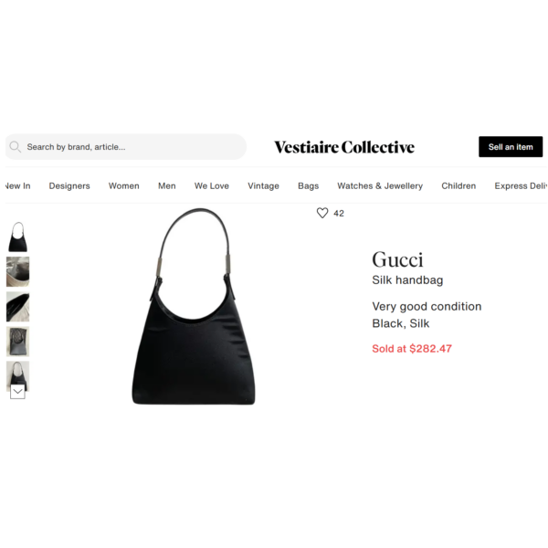 4146-Túi xách tay mini-GUCCI satin mini handbag-Gần như mới18