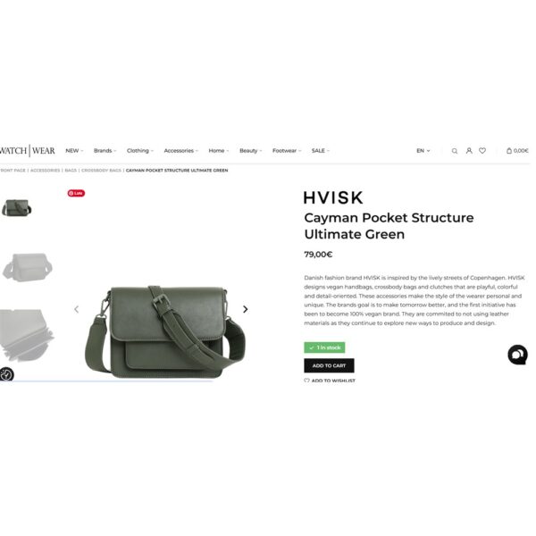 4175-Túi đeo chéo/đeo vai-HVISK messenger bag-Mới/chưa sử dụng10