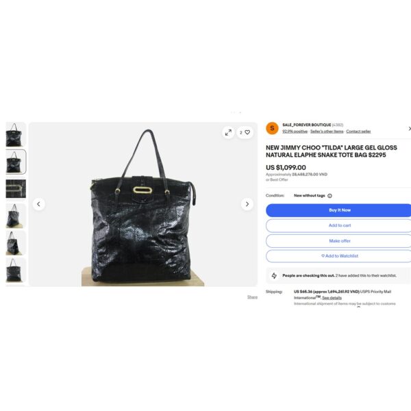 4124-Túi xách tay/đeo vai-JIMMY CHOO patent leather tote bag-Đã sử dụng/khá mới15