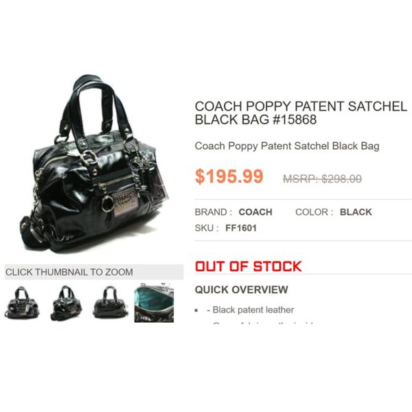 4325-Túi xách tay/đeo vai-COACH poppy 15868 satchel bag-Đã sử dụng/Khá sạch11