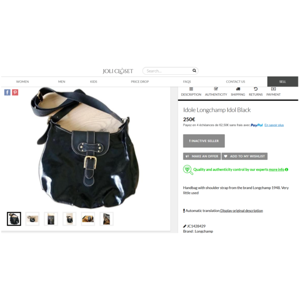 4076-Túi đeo chéo-LONGCHAMP special edition crossbody bag-Như mới17