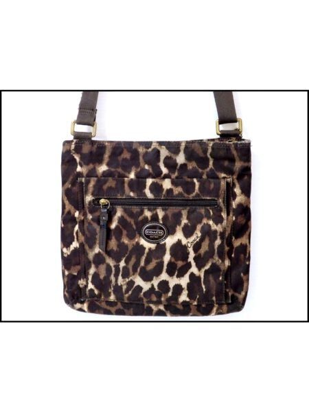 4475-Túi đeo chéo-COACH cloth Leopard pattern crossbody bag2