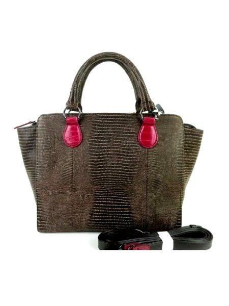 4467-Túi xách tay/đeo chéo-MA’AM ELEGANCE lizard pattern tote bag0